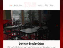 Tablet Screenshot of jjfishandchicken.com